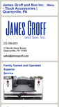 Mobile Screenshot of jamesgroff.com